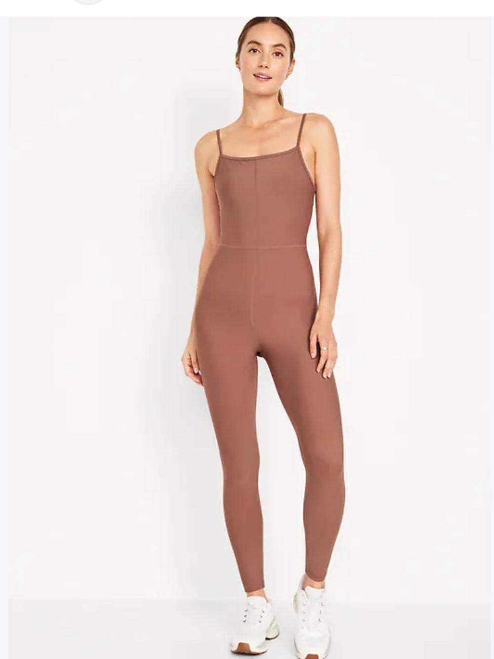 PowerSoft 7/8 Cami Bodysuit - Warm Taupe